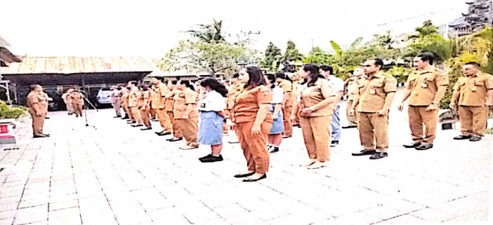 Pengarahan Budaya Kerja di Lingkungan Kantor Camat Tejakula